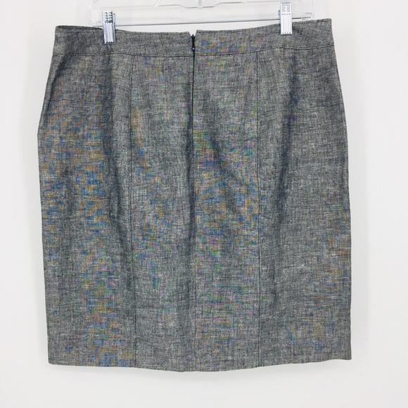 Ann Taylor  Gray Pencil Skirt With Pockets Size 12 - Picture 3 of 6